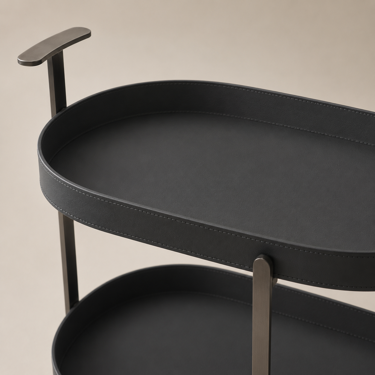 Noir Glide Serving Trolley