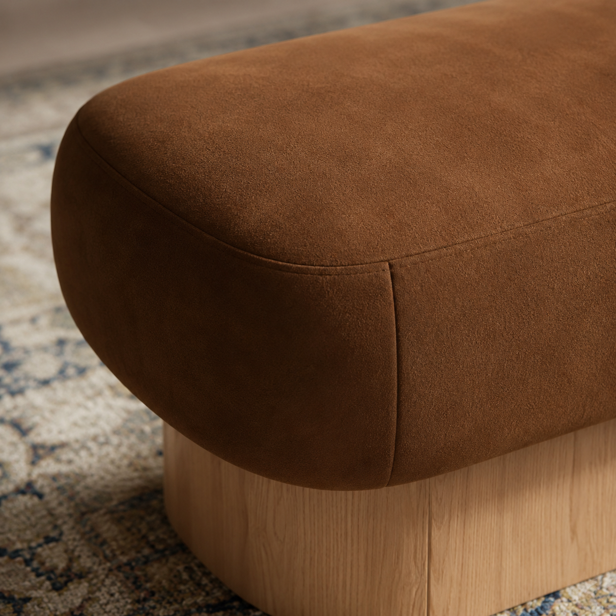 Como Curved Bench