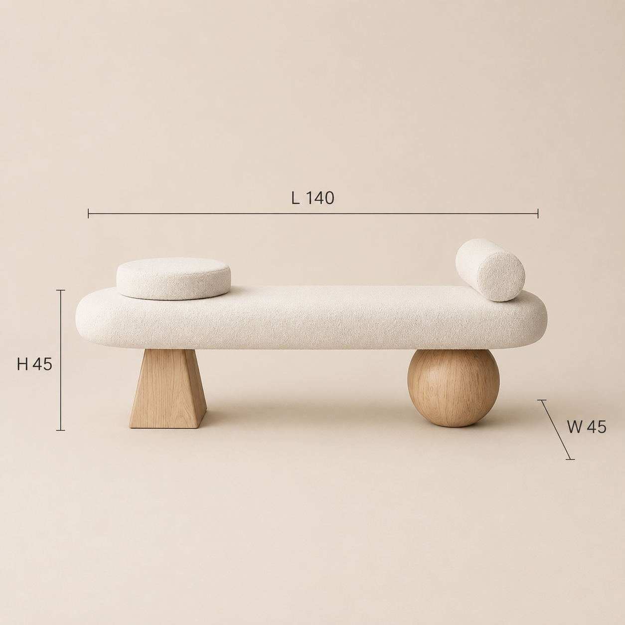 Verona Sculptural Bench