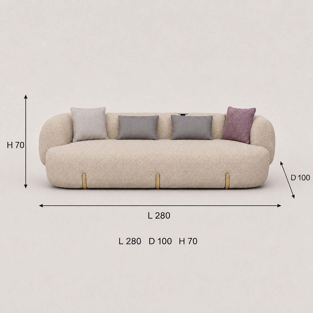 Lunara Sofa Set