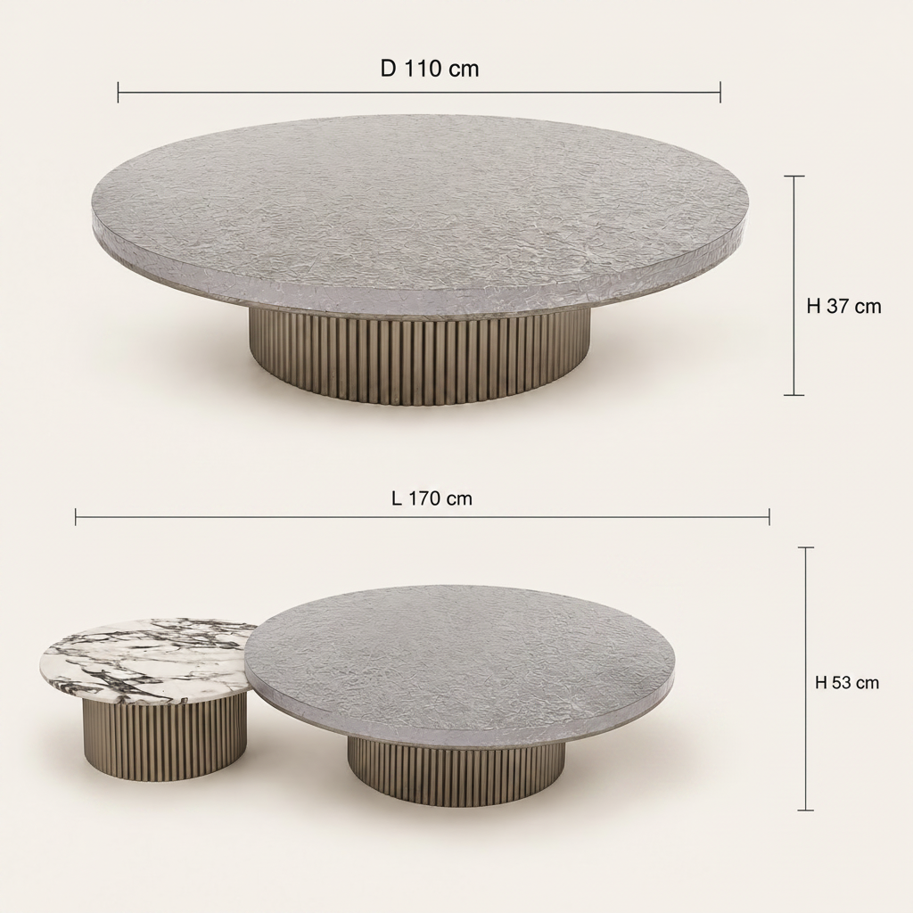 Celeste Trio Coffee Table Set