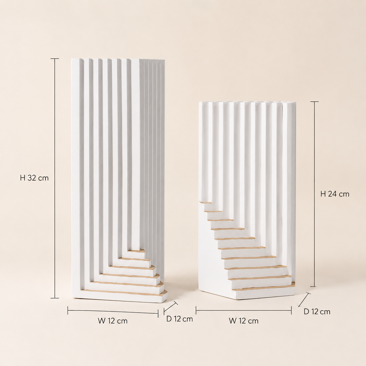 Ivory Steps Decorative Set