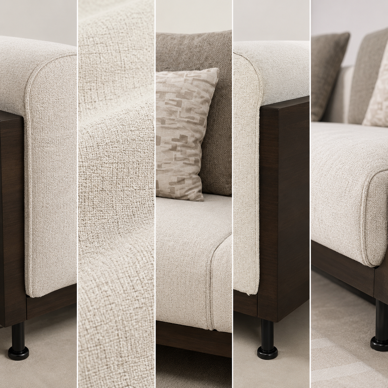 Verona Wood Frame Sofa