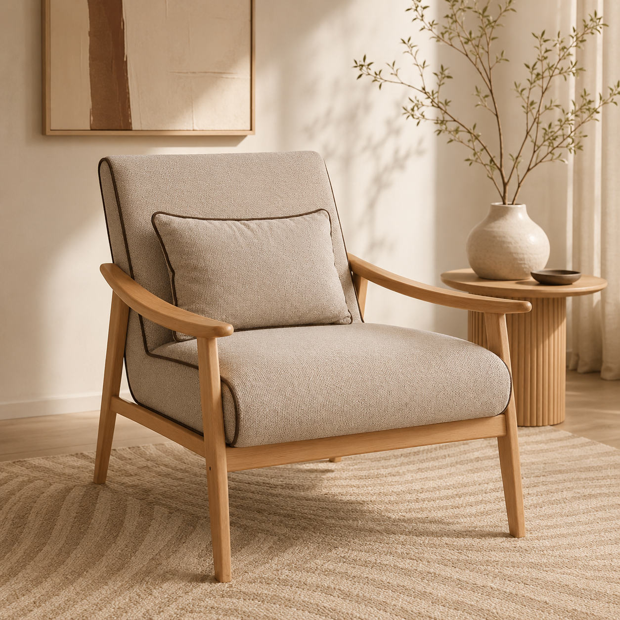Oslo Wood Lounge Chair