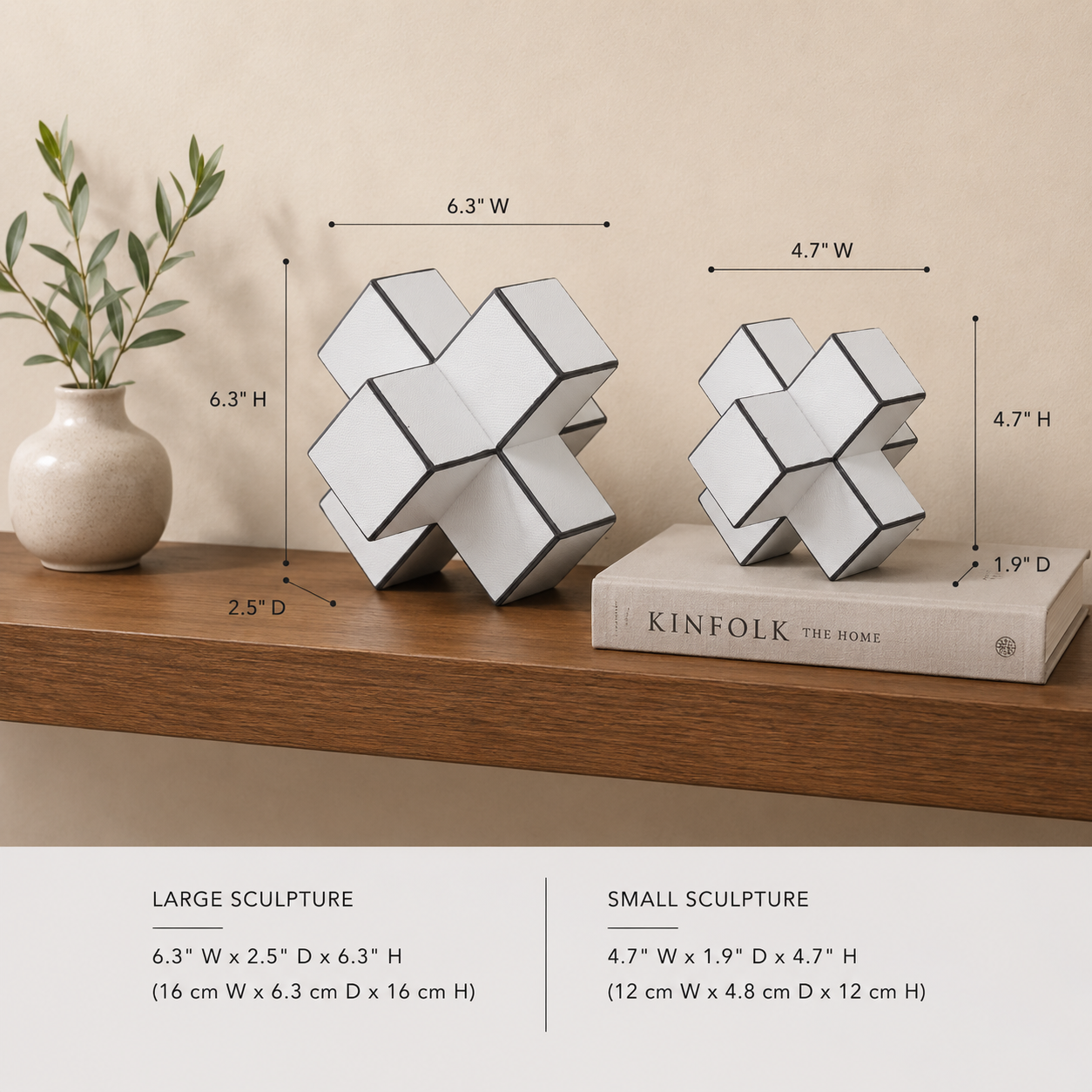 Cubix Duo Sculptures