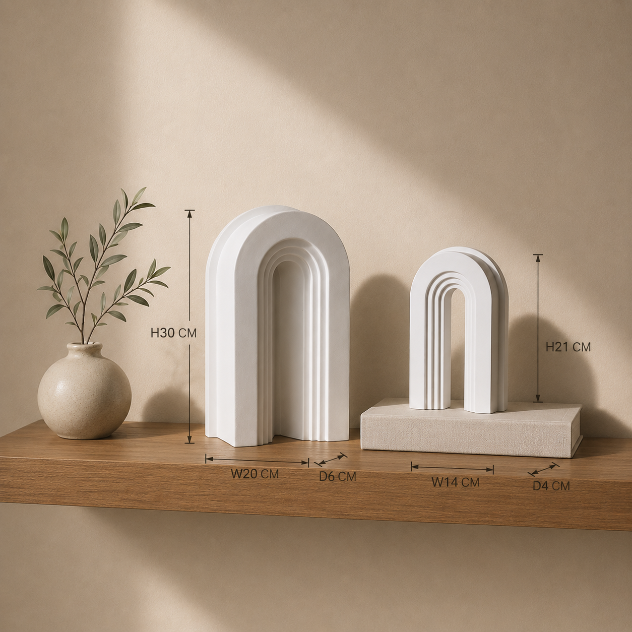 Arco Duo Sculpture Set