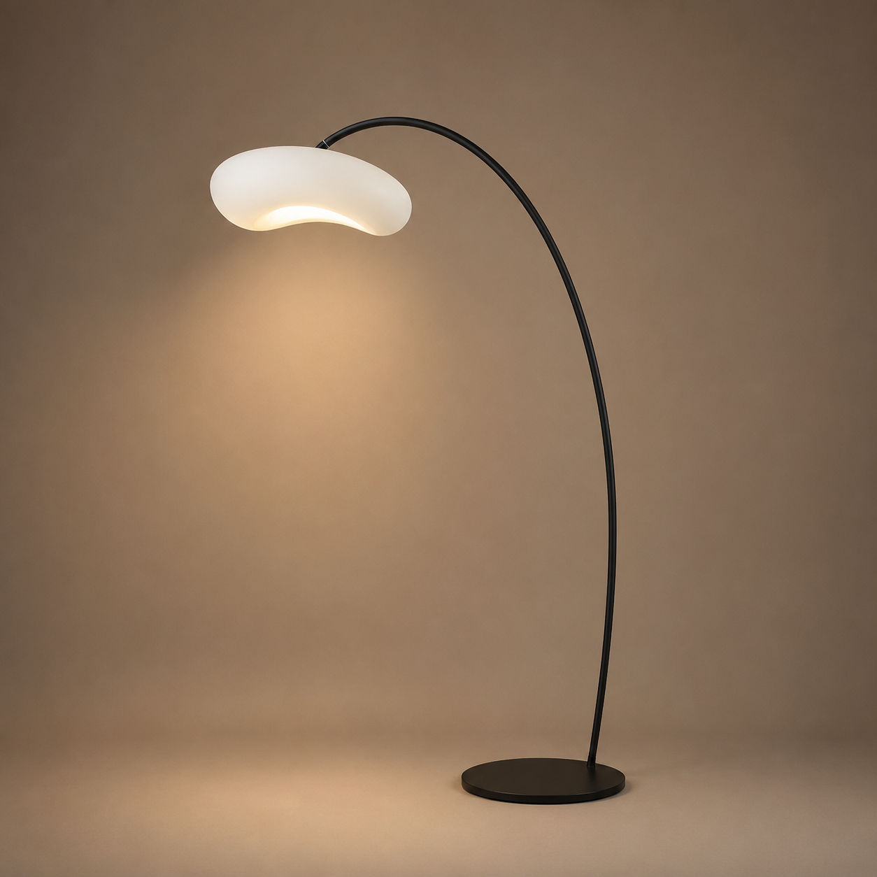 Serene Arc Floor Lamp