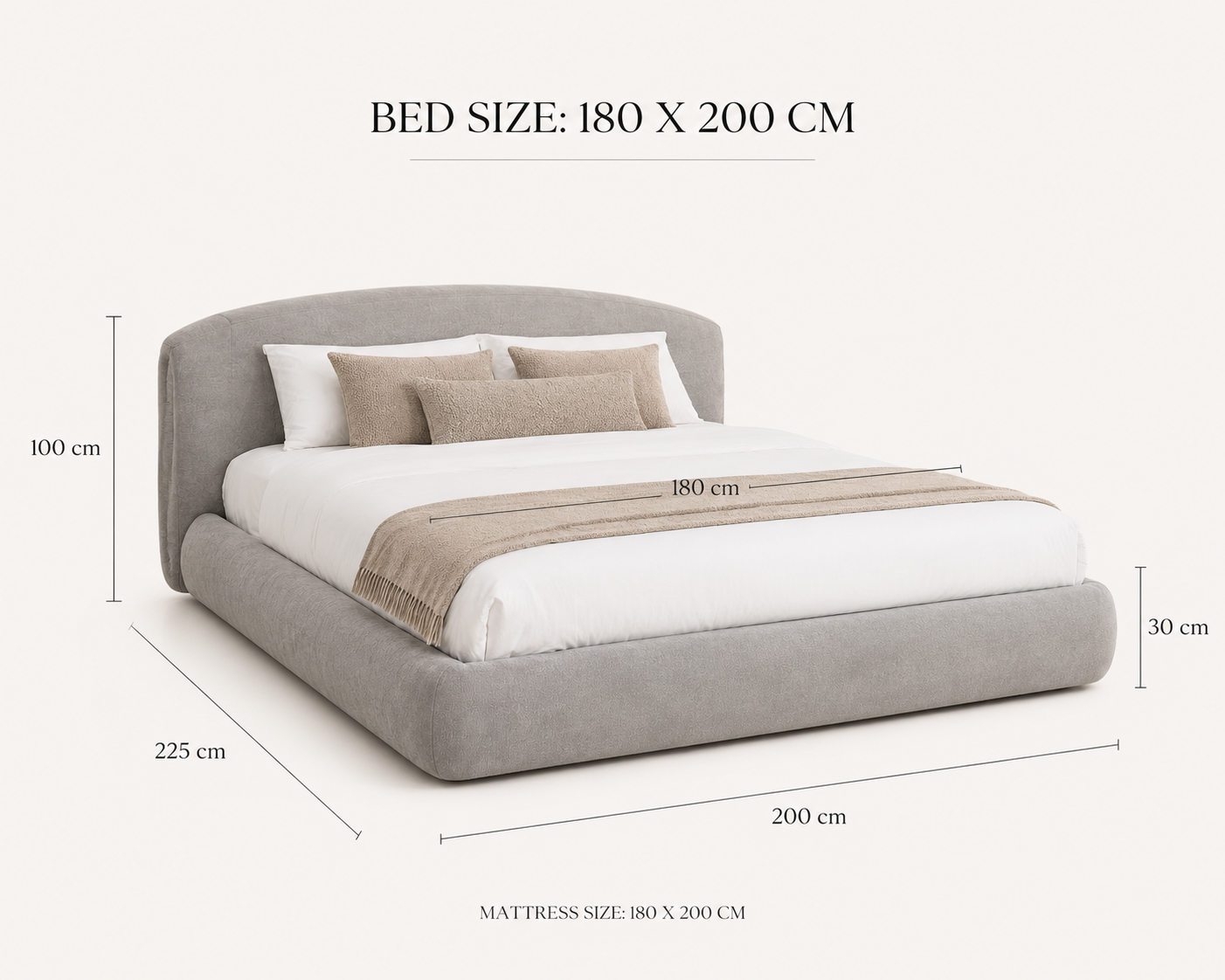 Luna Curve Bed