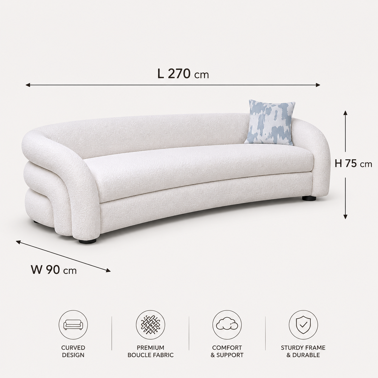 Aurora Curve Sofa