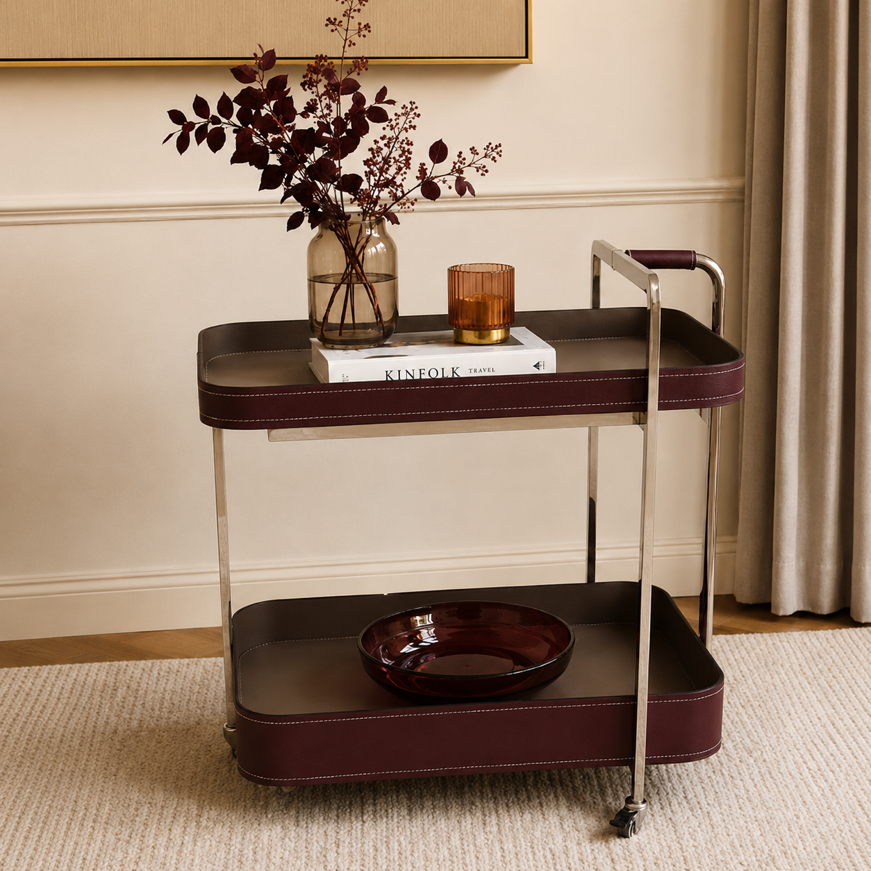 Bordeaux Luxe Trolley