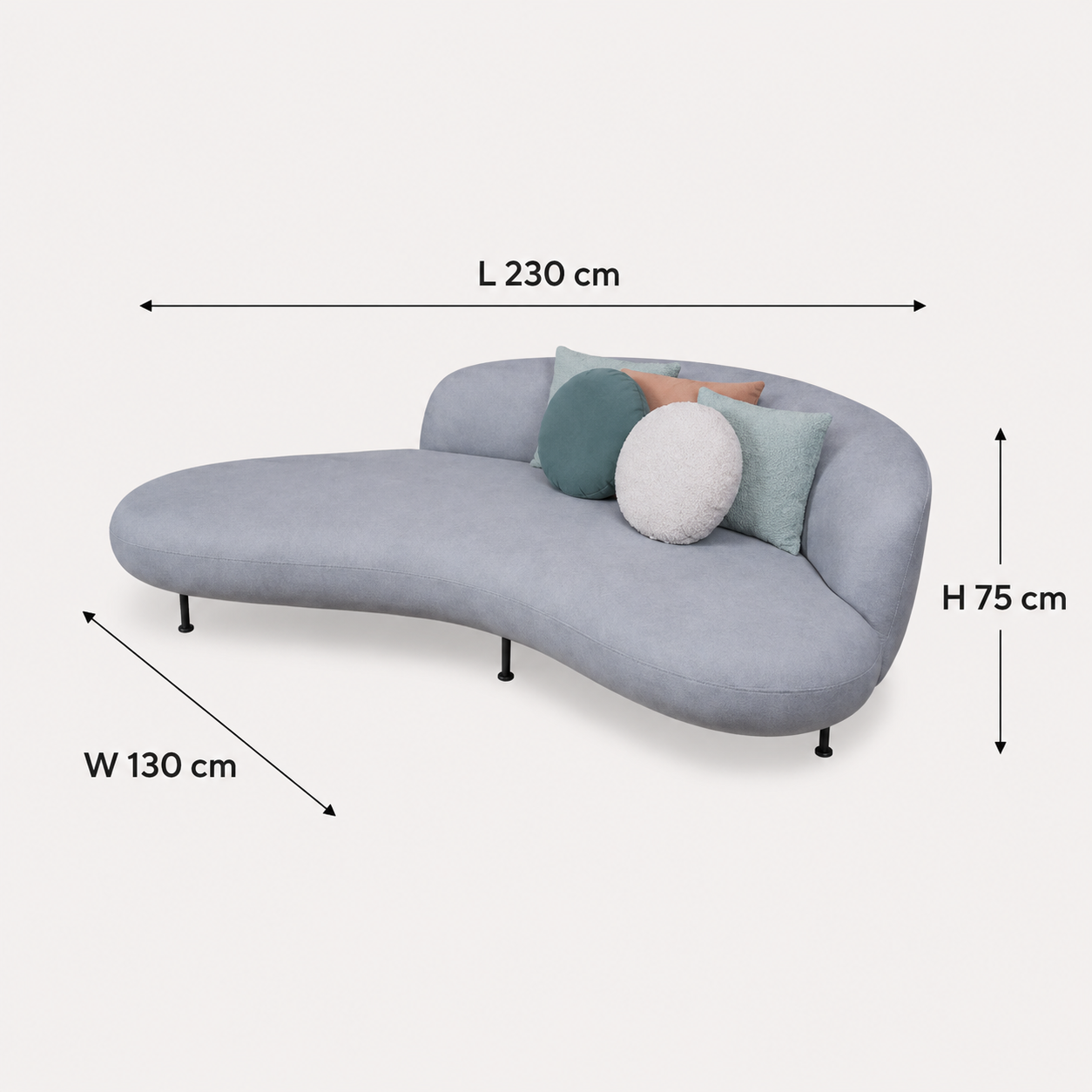 Azure Wave Sofa
