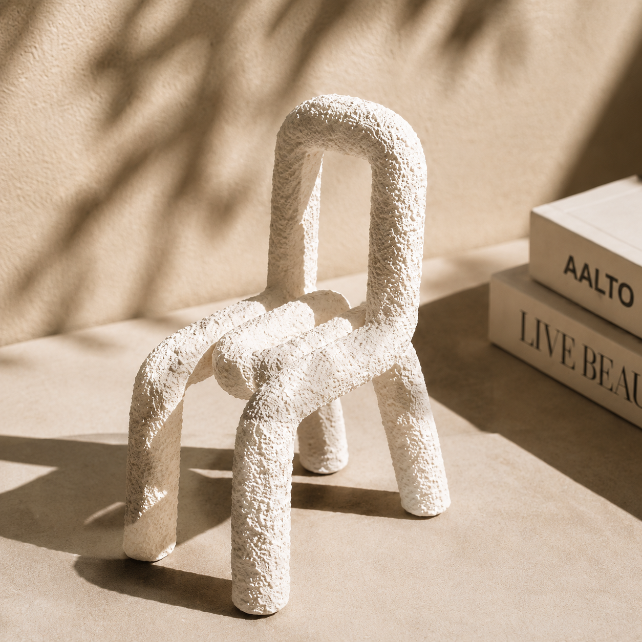 Arco Texture Sculpture White