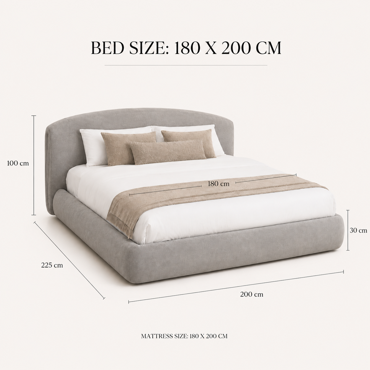 Luna Curve Bed