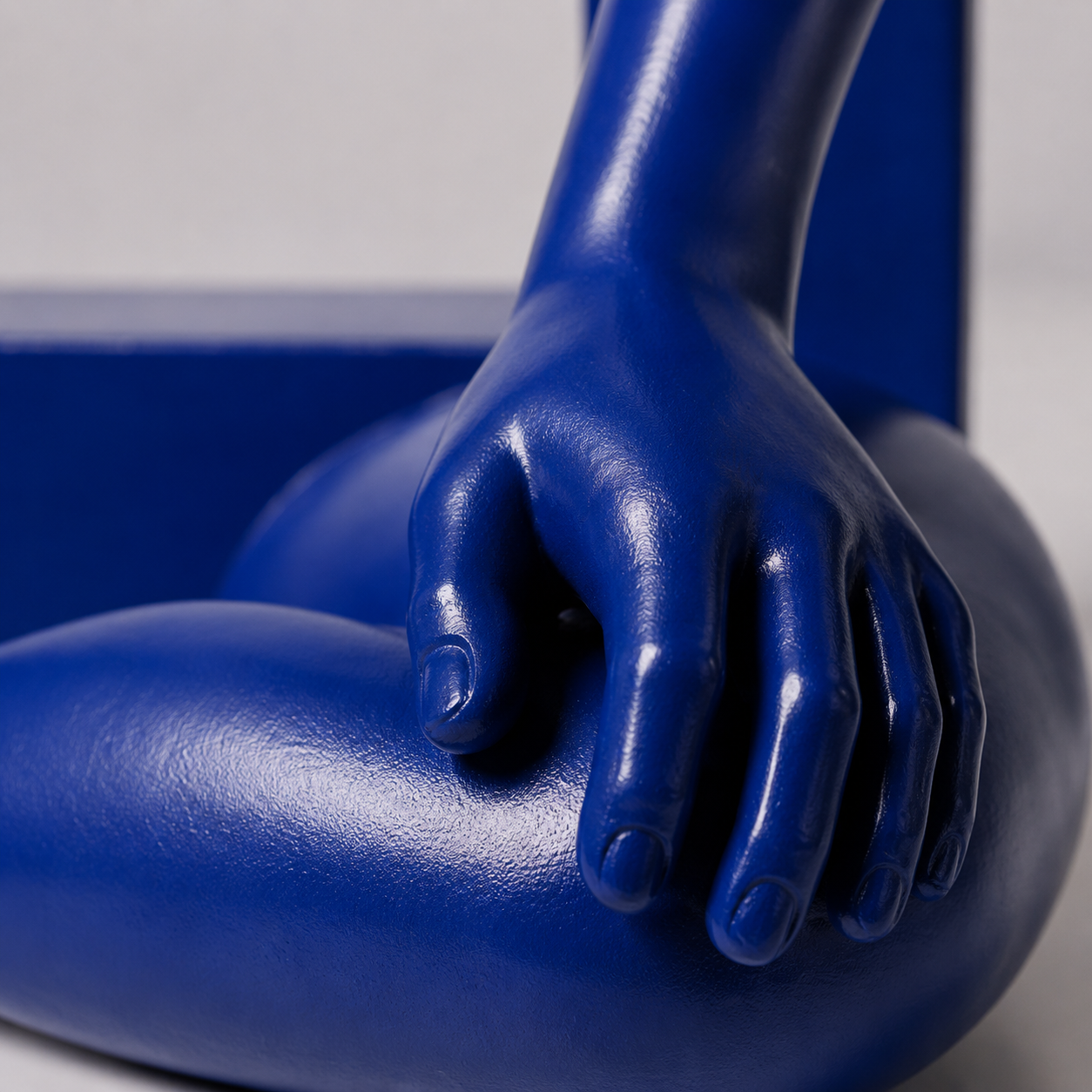Azure Reflection Sculpture Blue
