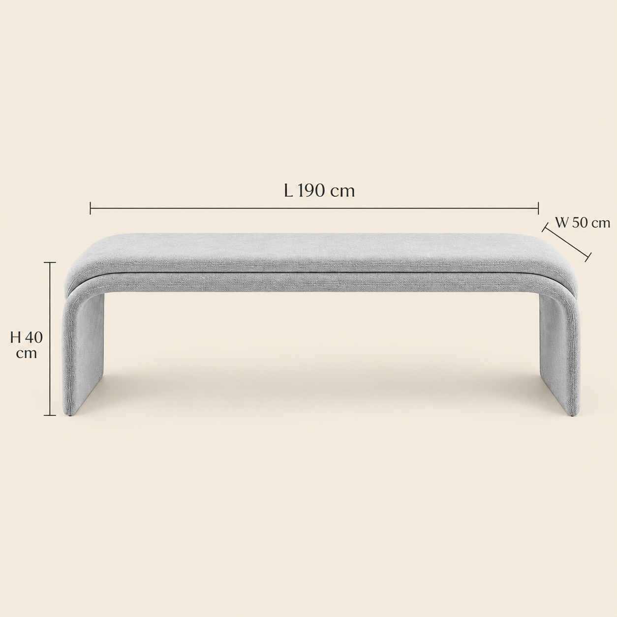Solace Waterfall Bench