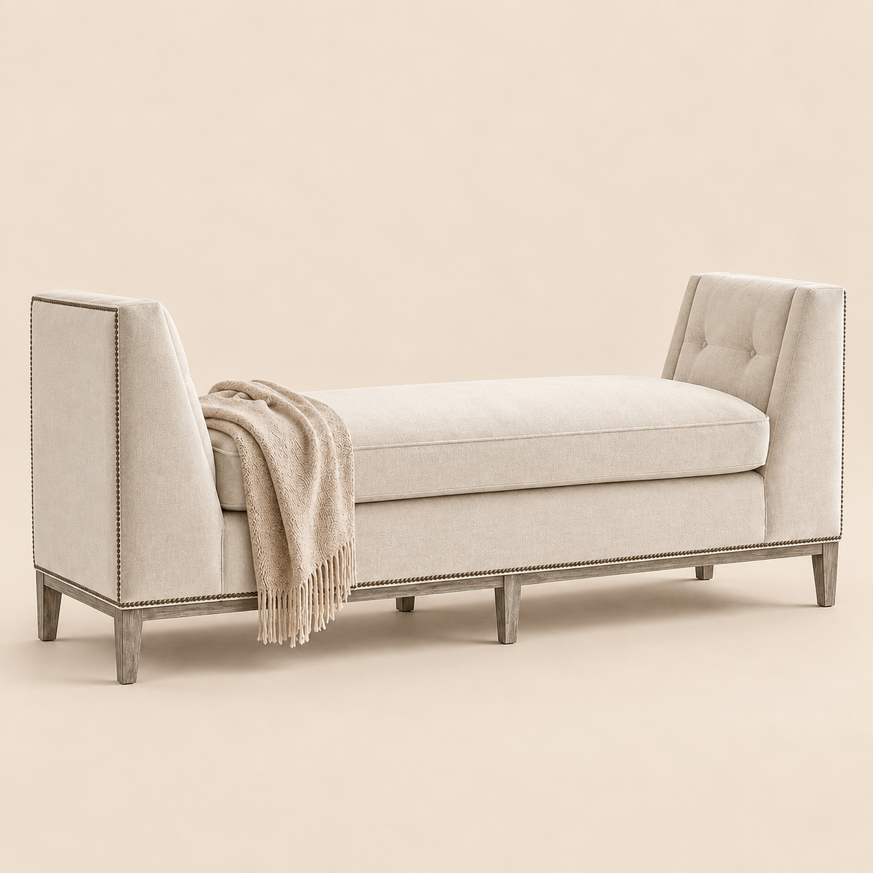 Aurelia Tufted Bench