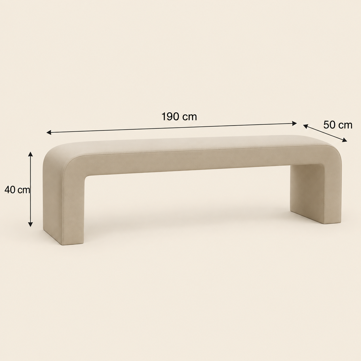 Aura Upholstered Bench