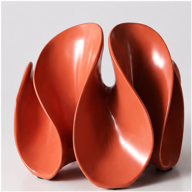 Flame Curve Sculpture