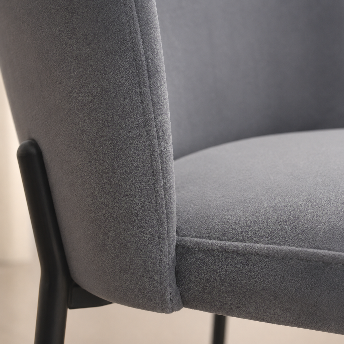 Grey Arc Dining Chair