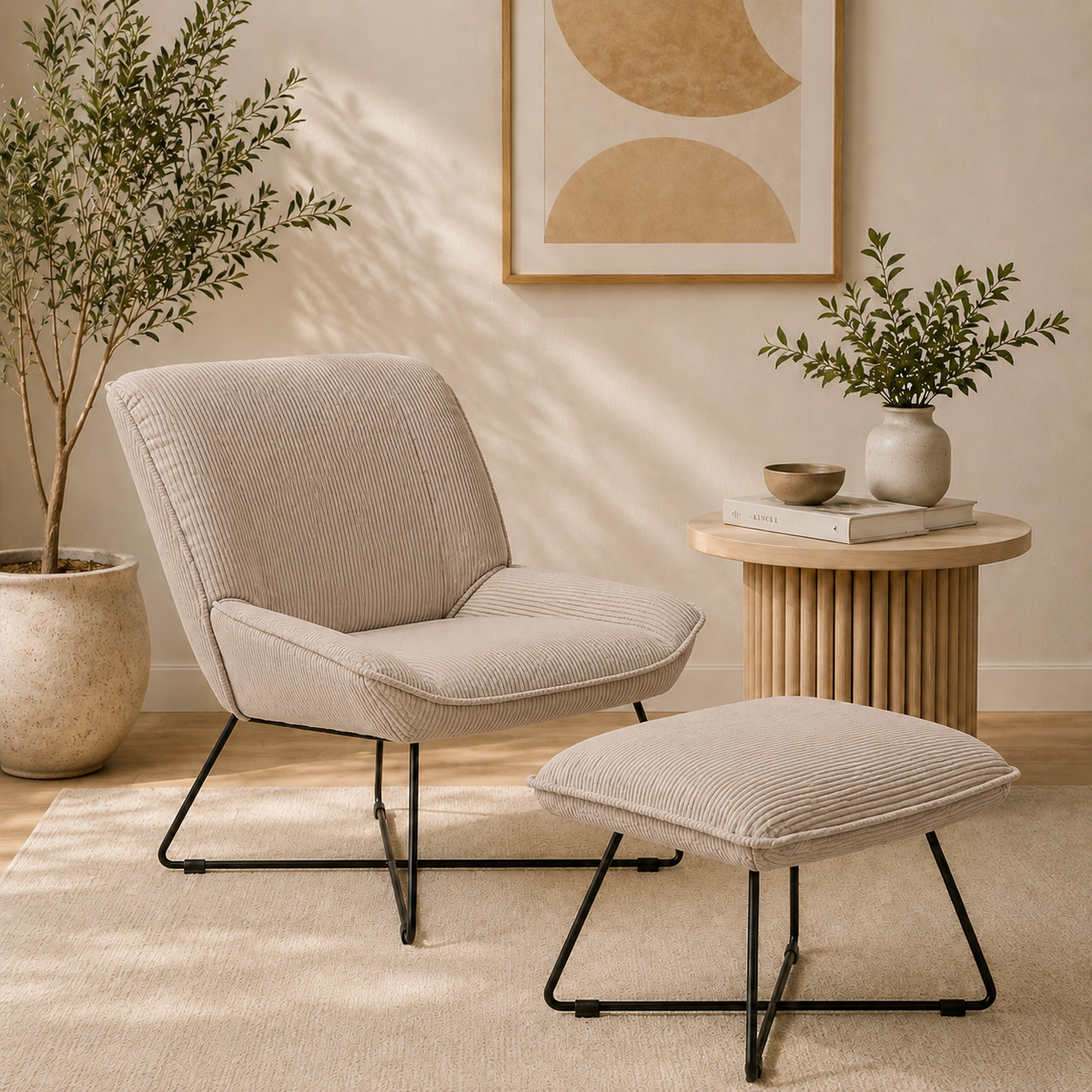 Polara Lounge Chair &amp; Ottoman