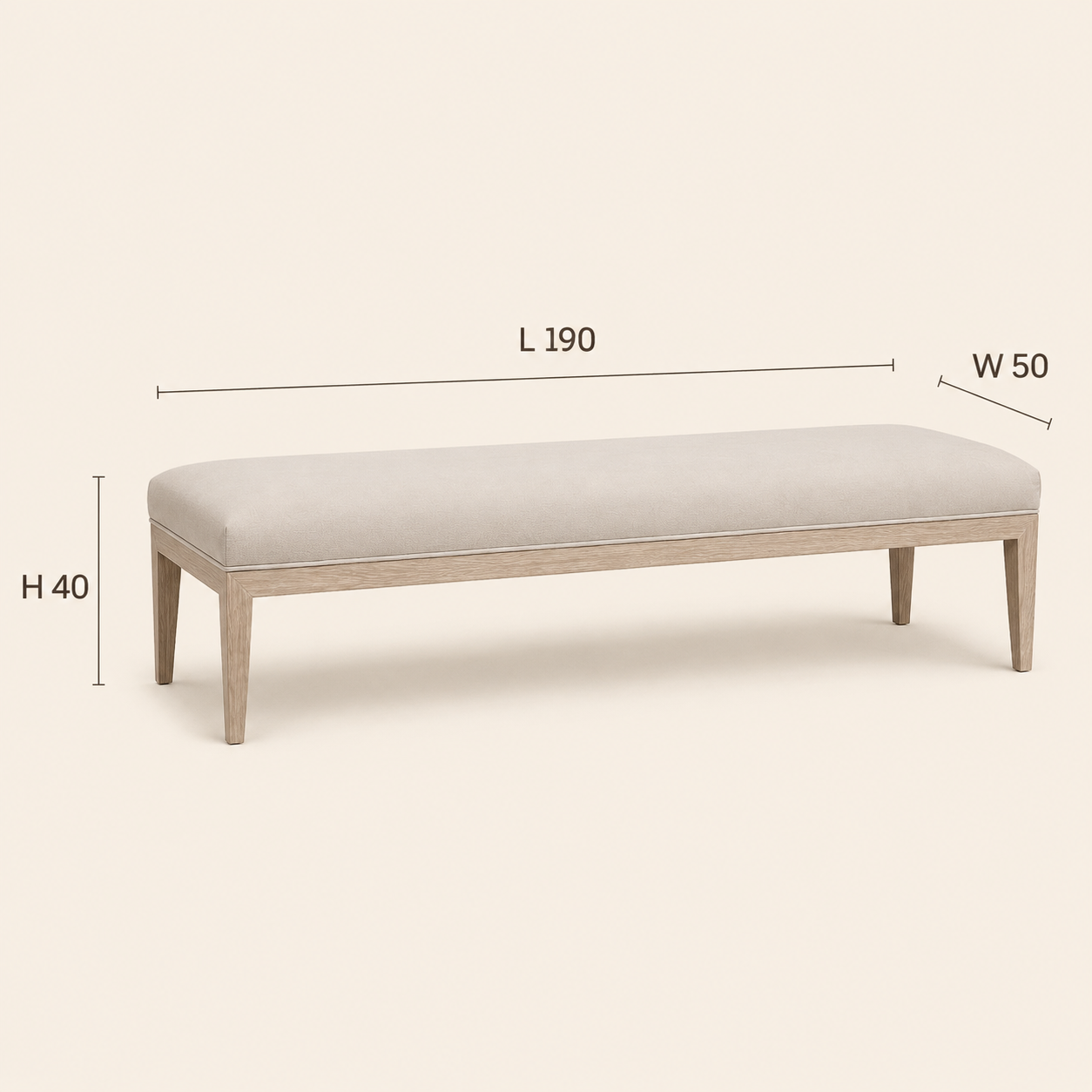 Elara Bedroom Bench
