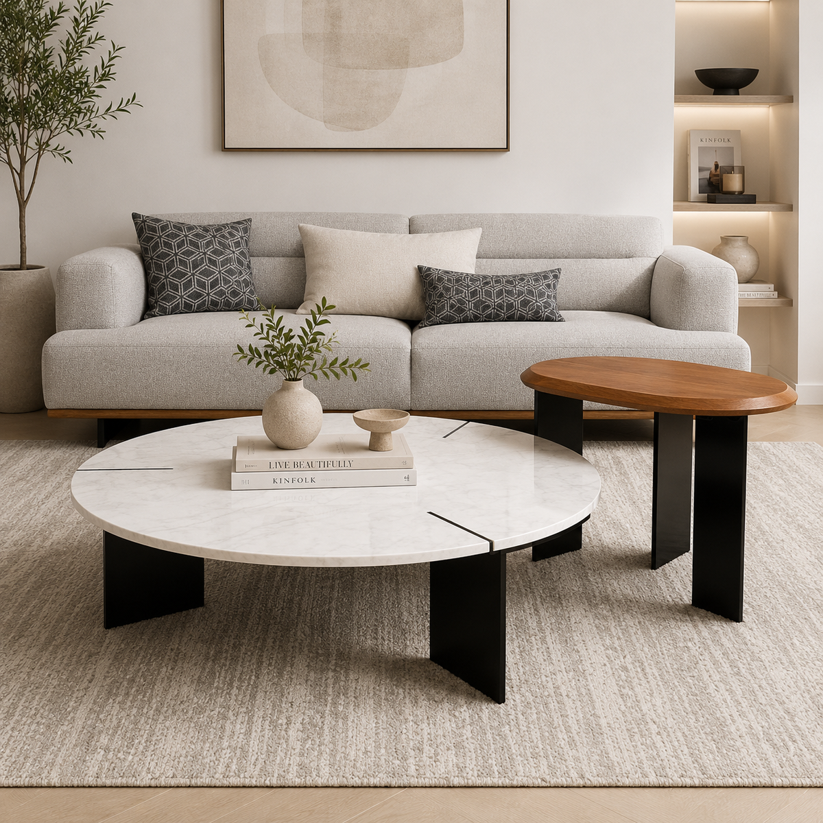 Verona Duo Coffee Table Set