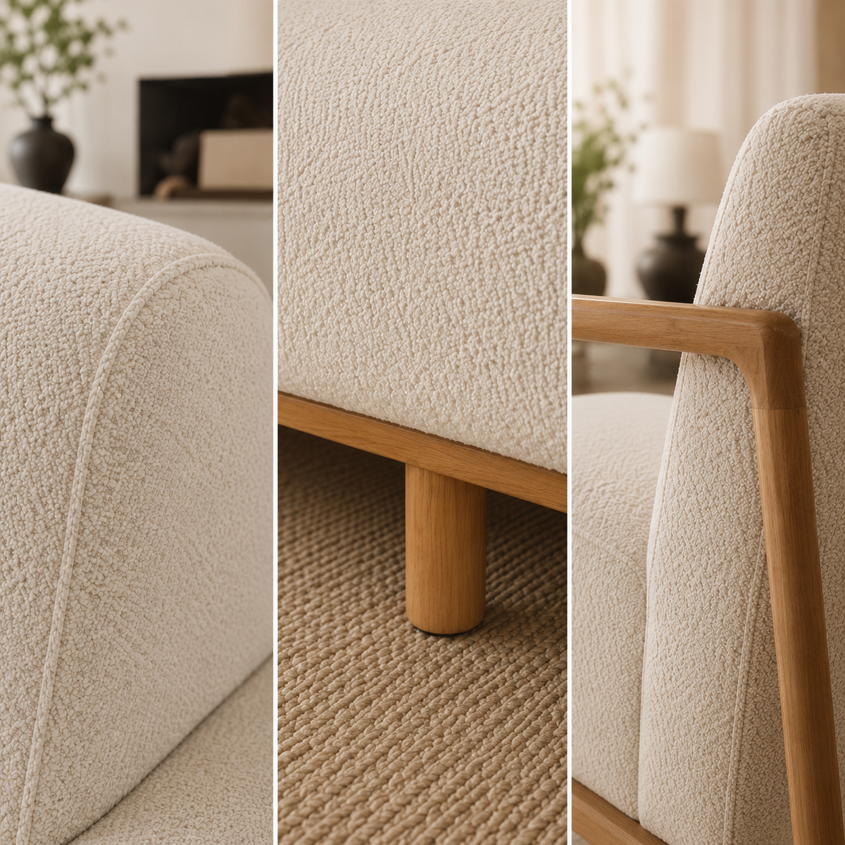Oslo Cream Sofa Set