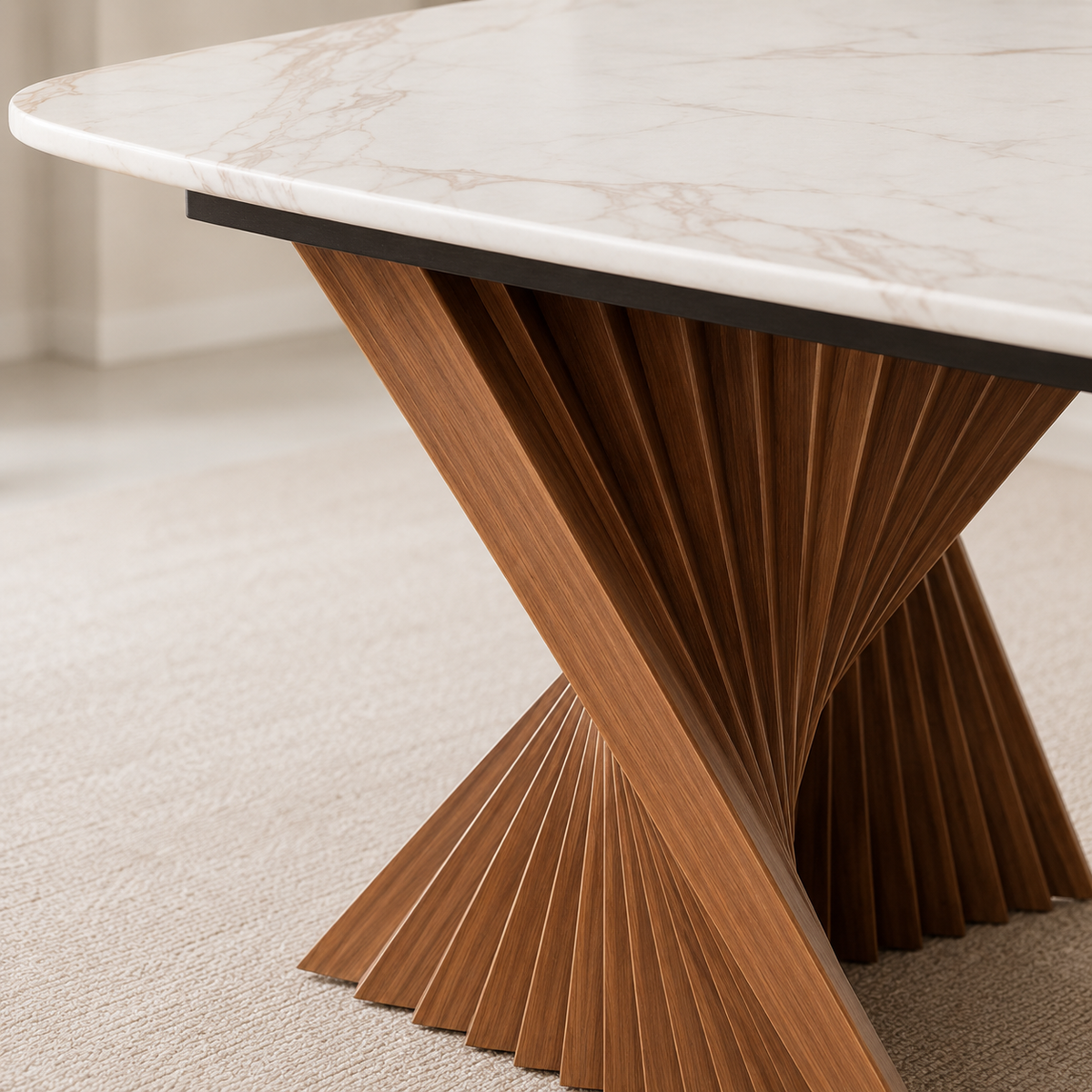 Aurelia Sculptural Dining Table
