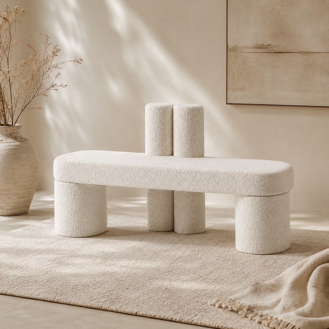 Siena Sculptural Bench
