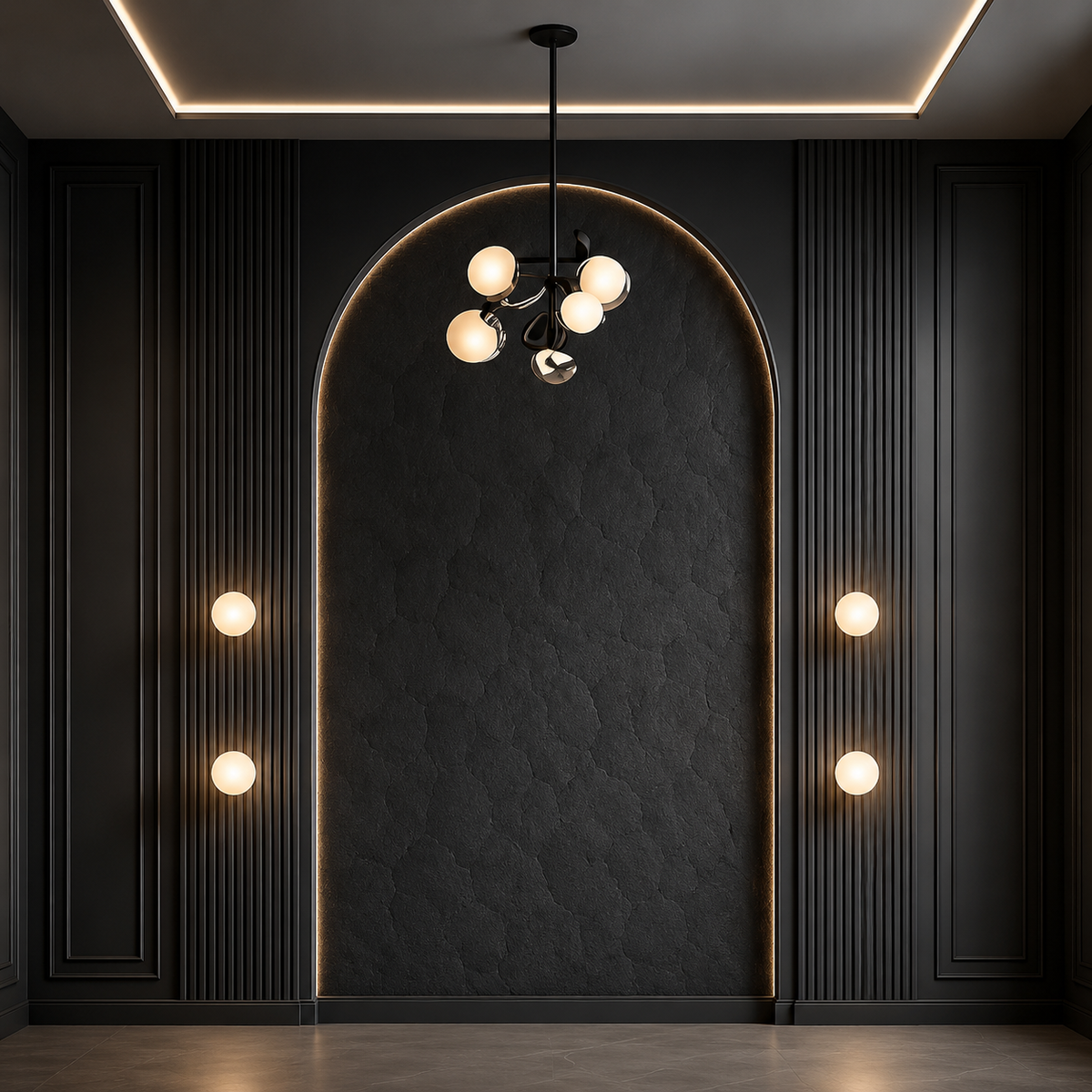 Noir Arch Luxury Wall Cladding