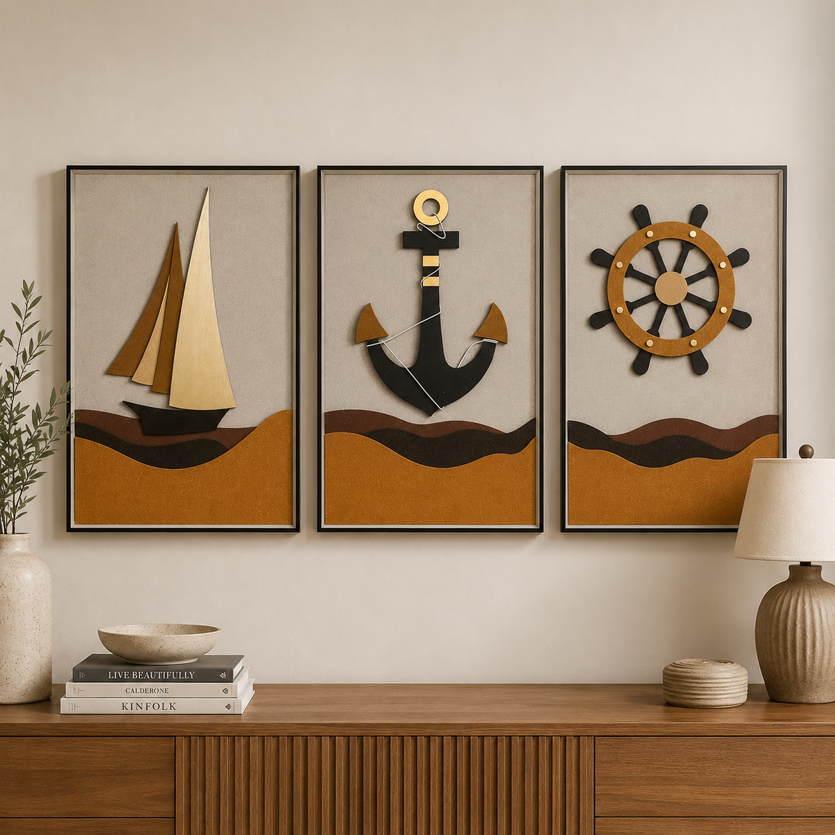 Ocean Harmony Wall Art Set