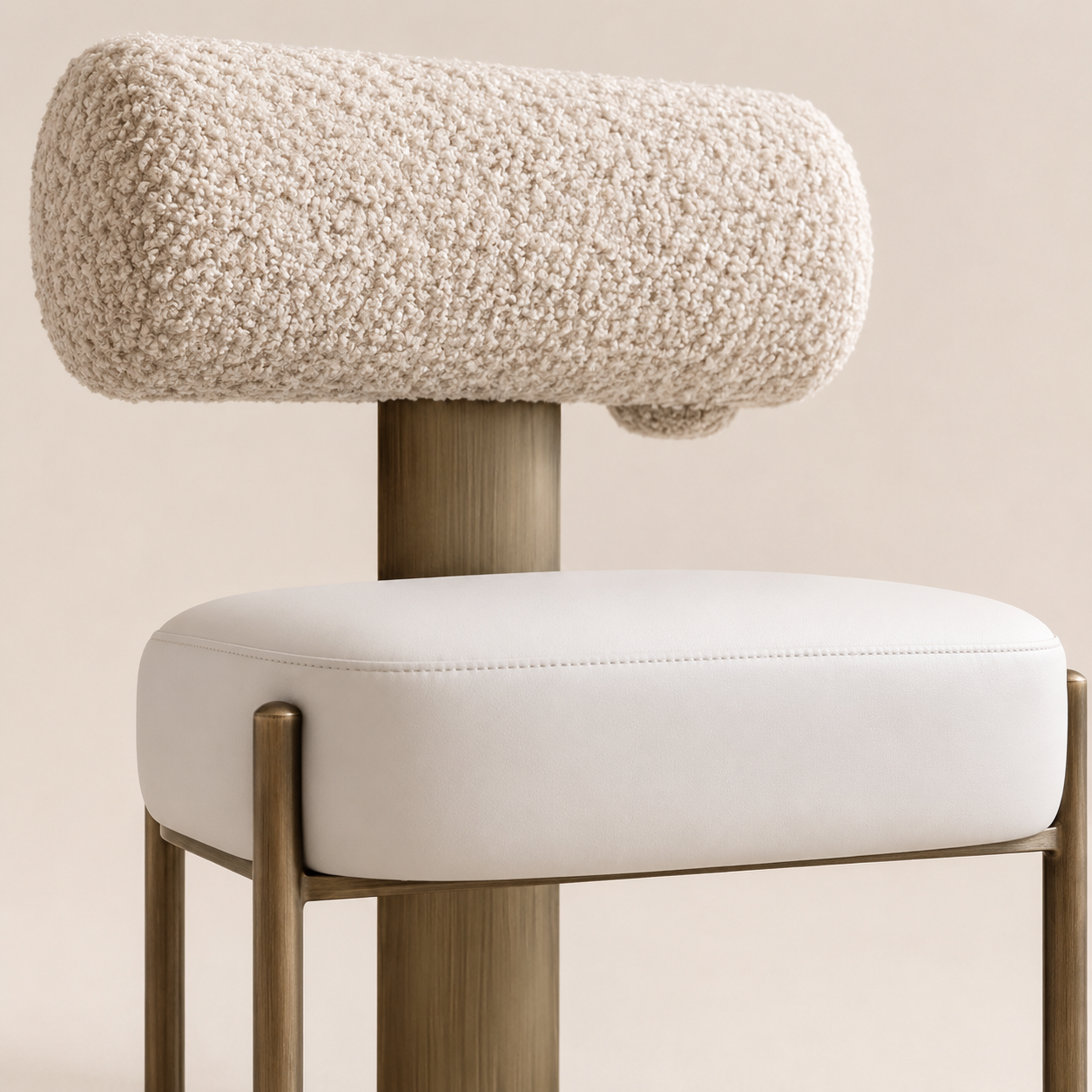 Luna Bouclé Accent Chair