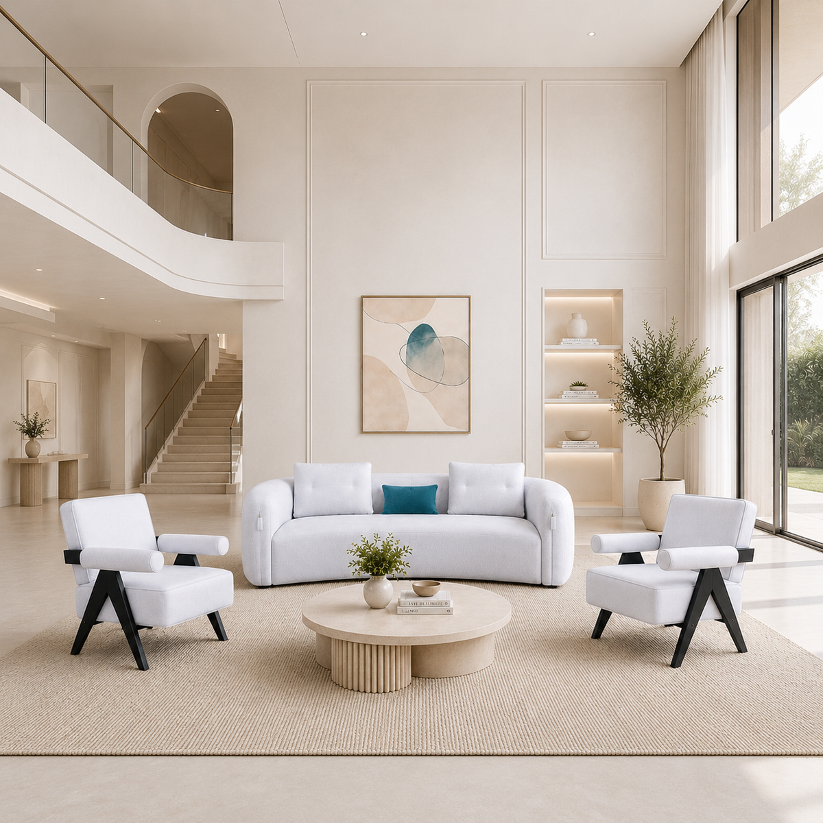 Nordic Halo Sofa Set
