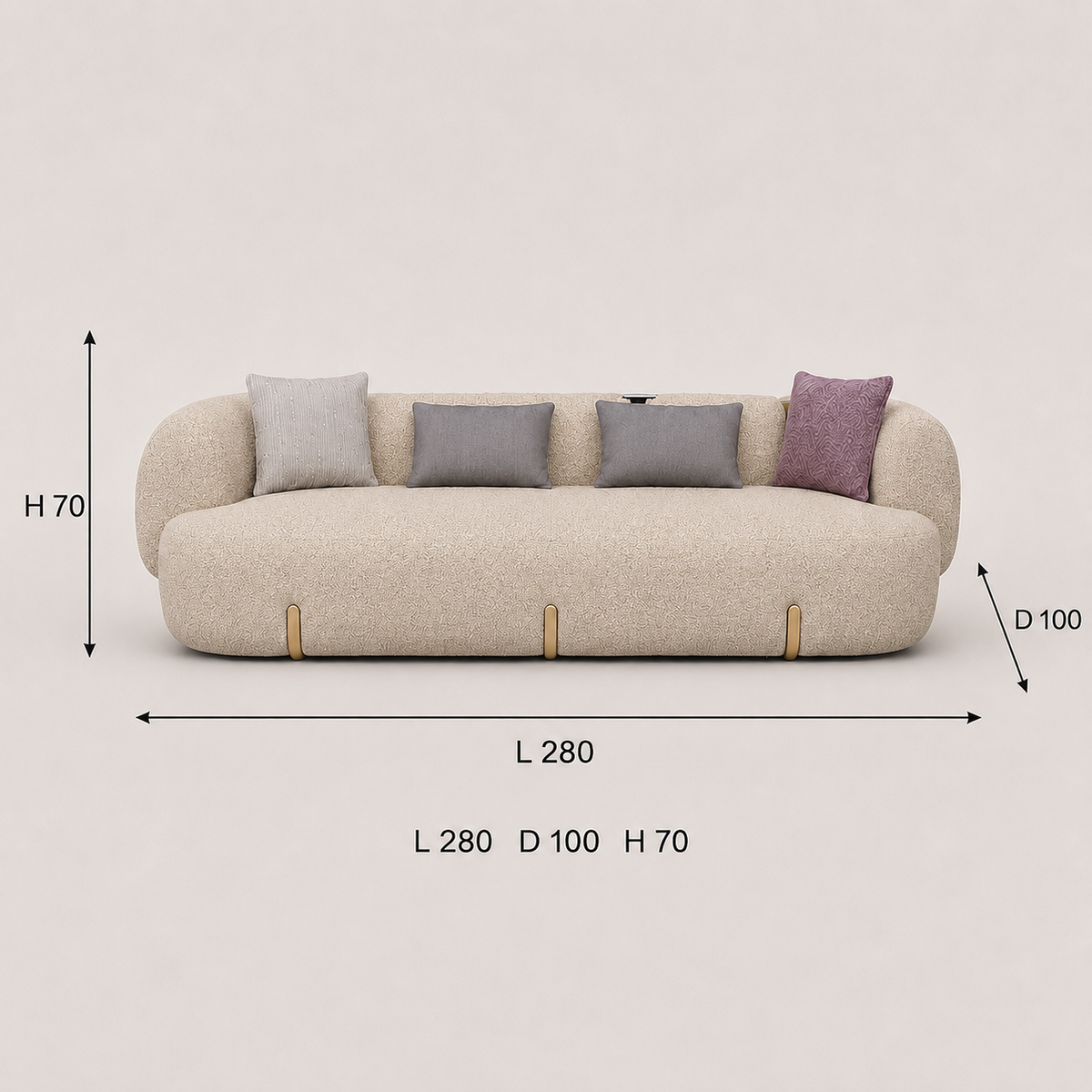 Lunara Sofa Set