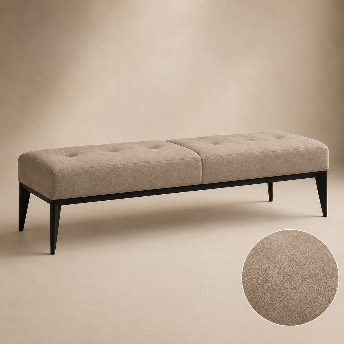 Luna Tufted Bench