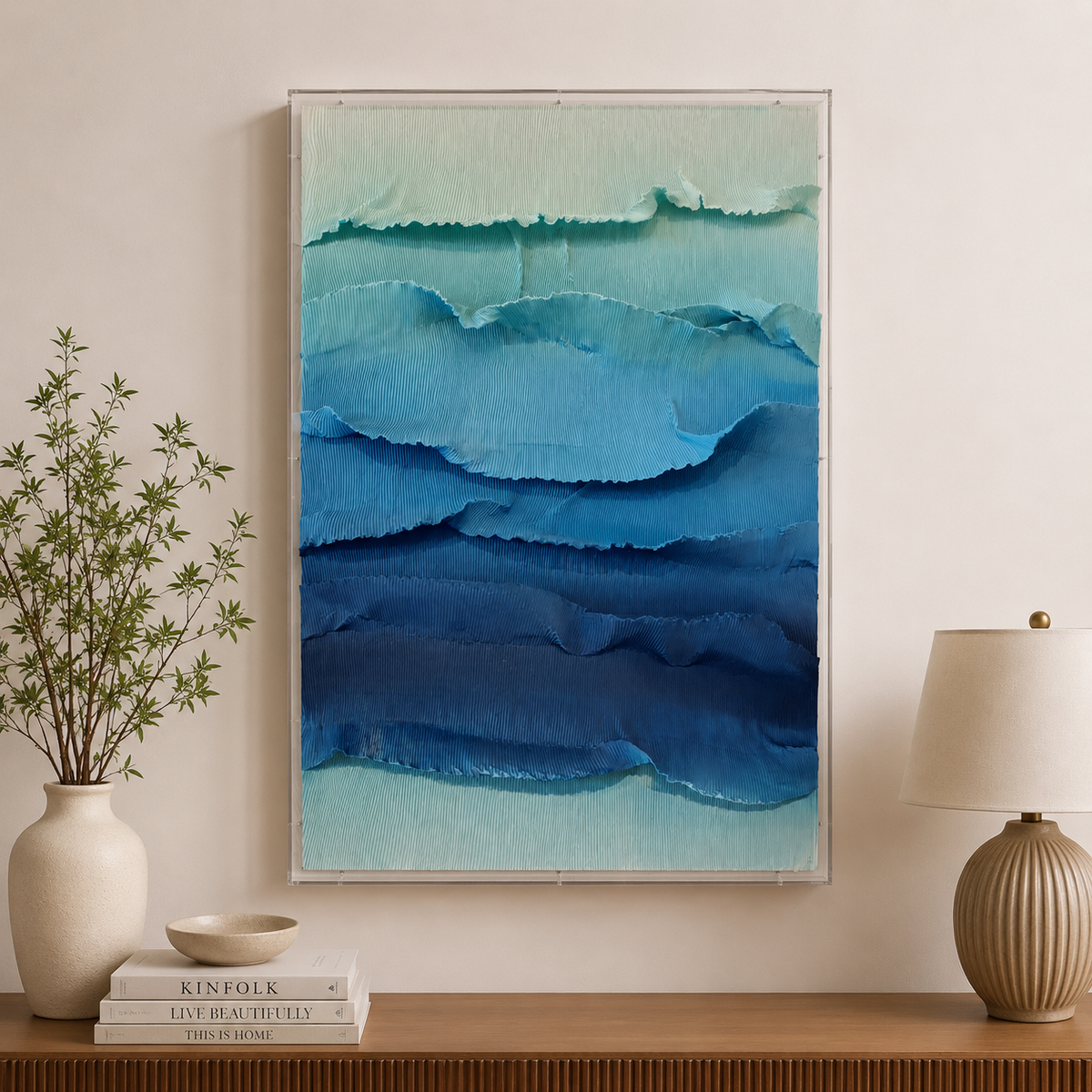 Crystal Cascade Wall Art