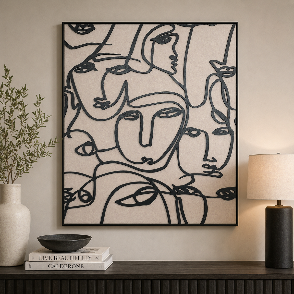 Faces in Harmony Wall Art