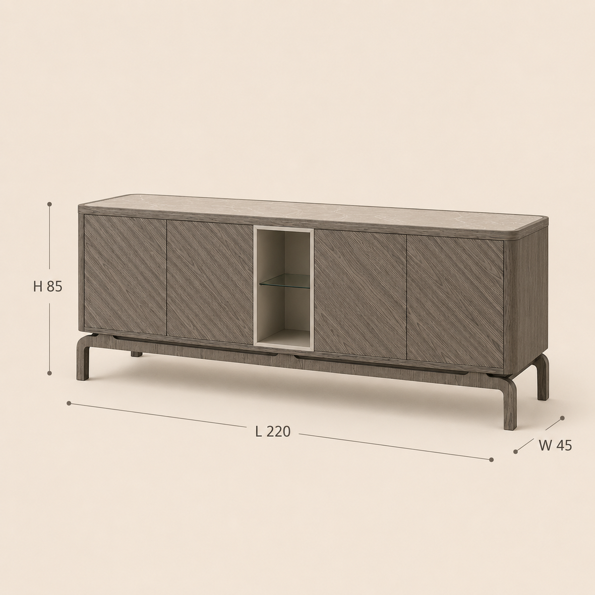 Verona Greywood Buffet