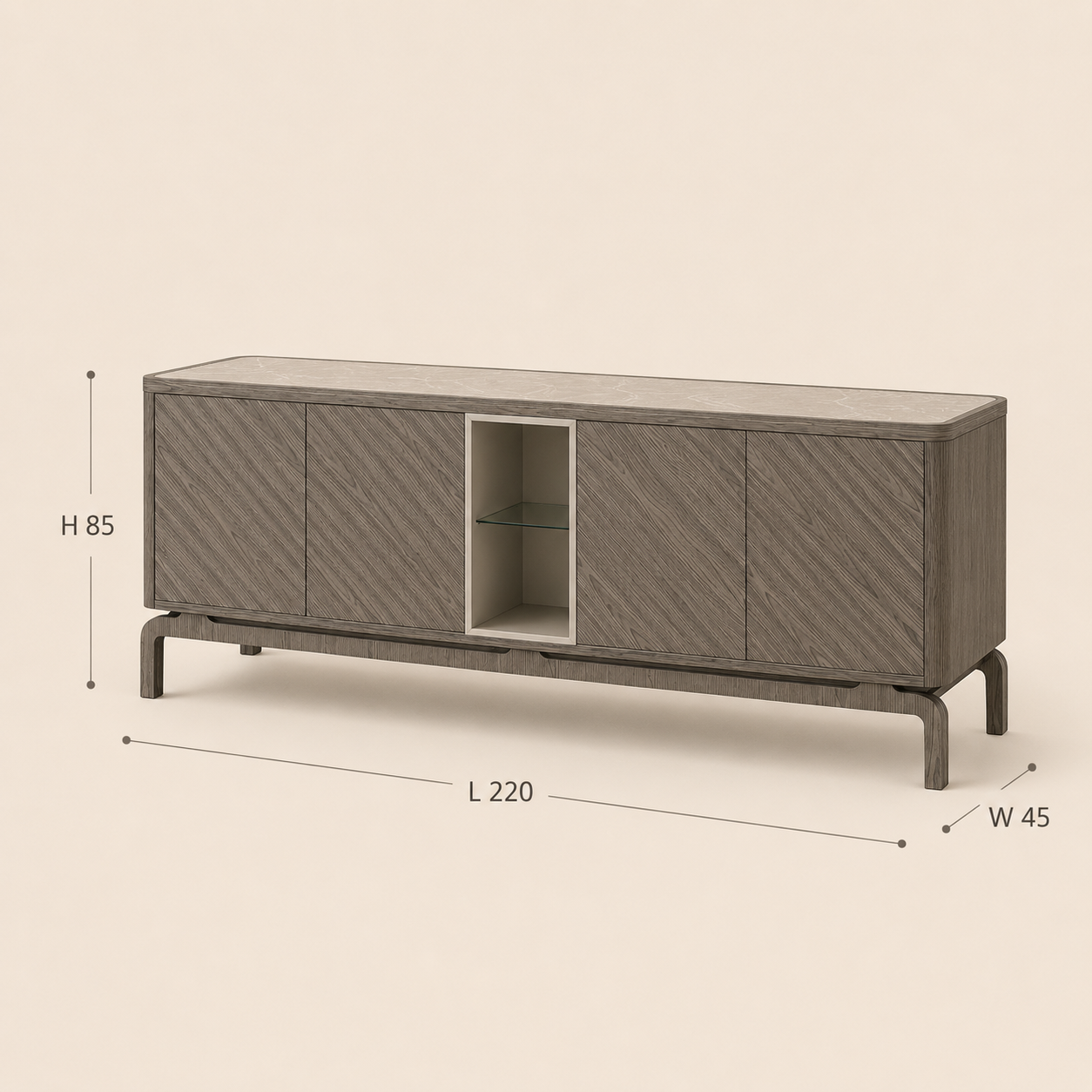Verona Greywood Buffet