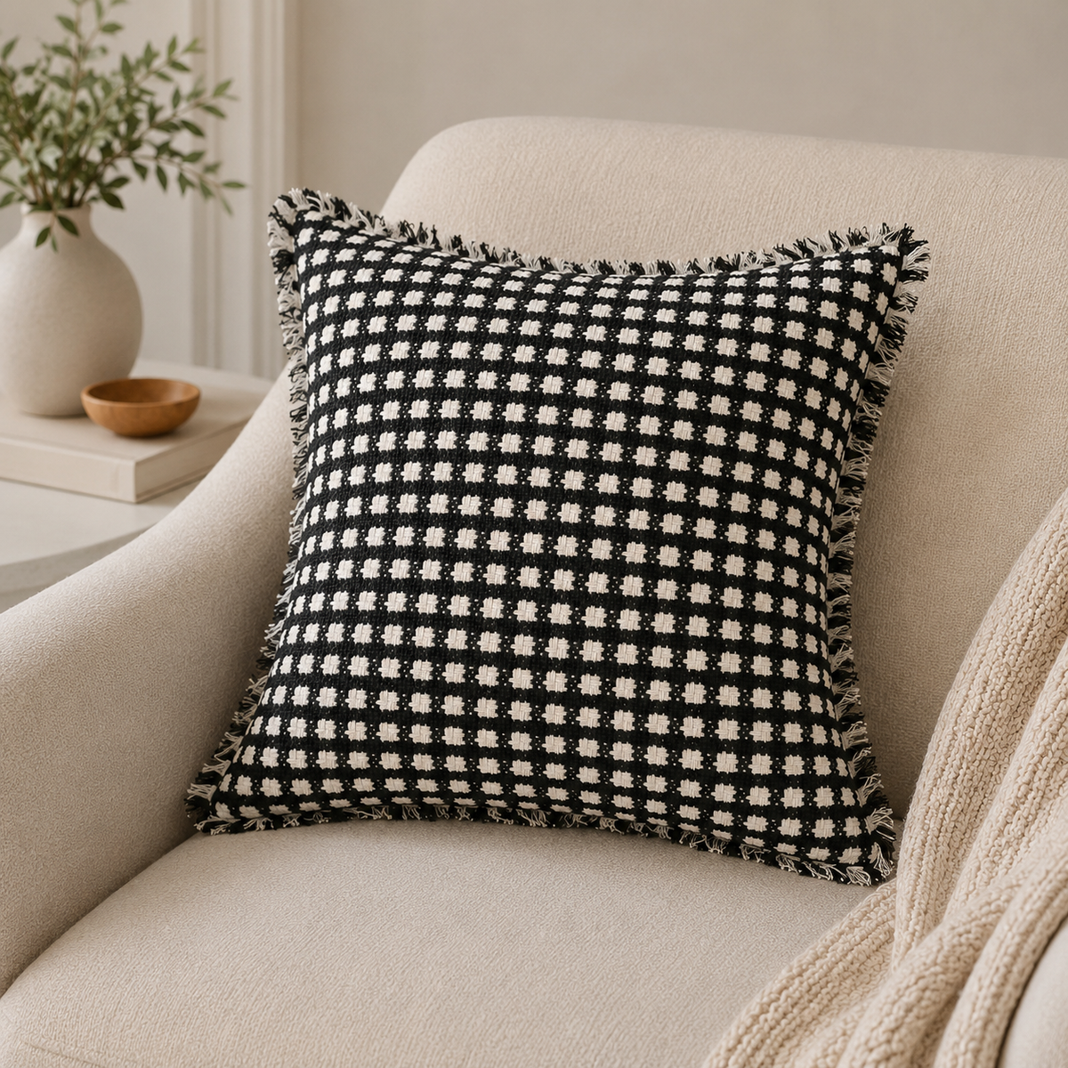 Noir Texture Cushion