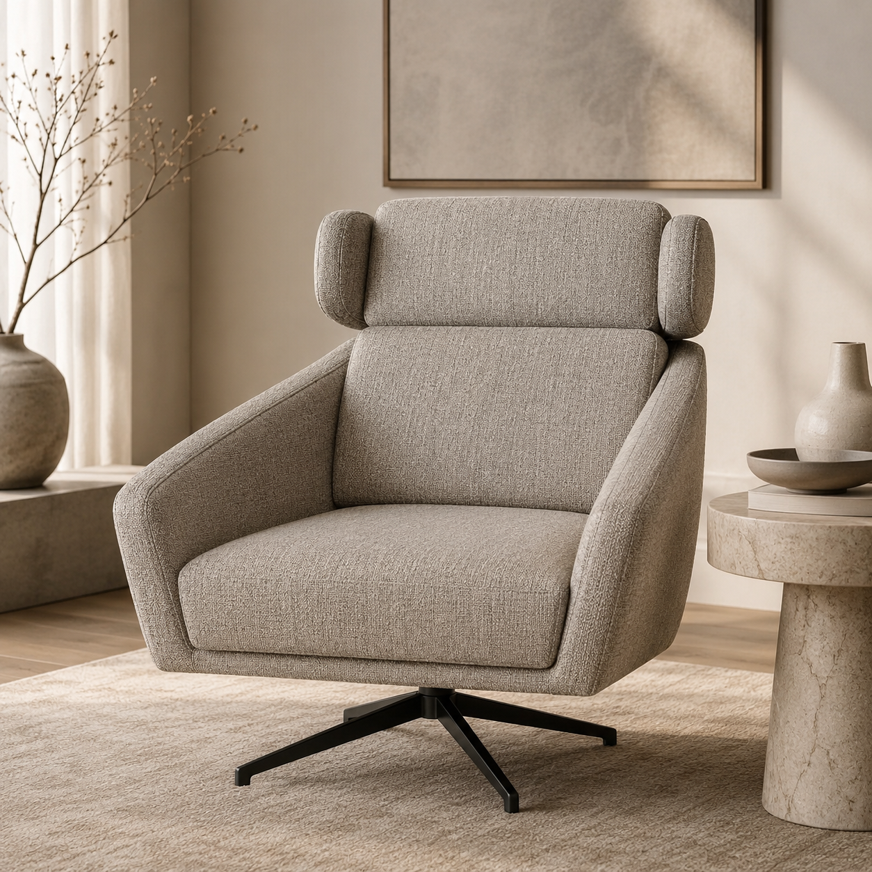 Milano Swivel Lounge Chair