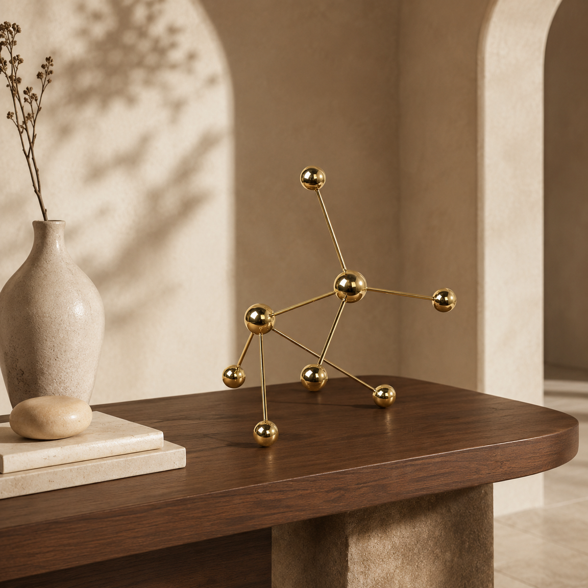 Golden Orbit Sculpture