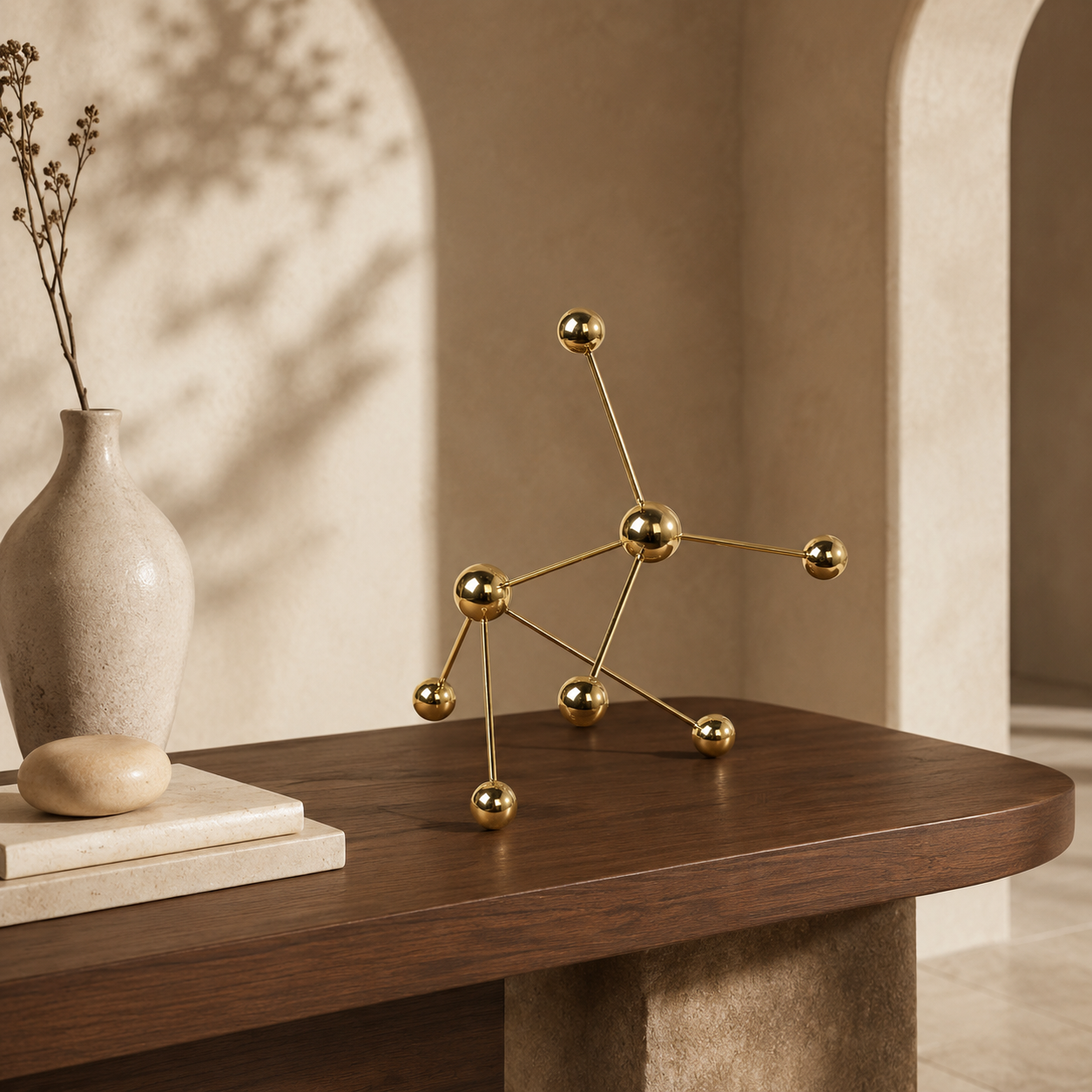 Golden Orbit Sculpture