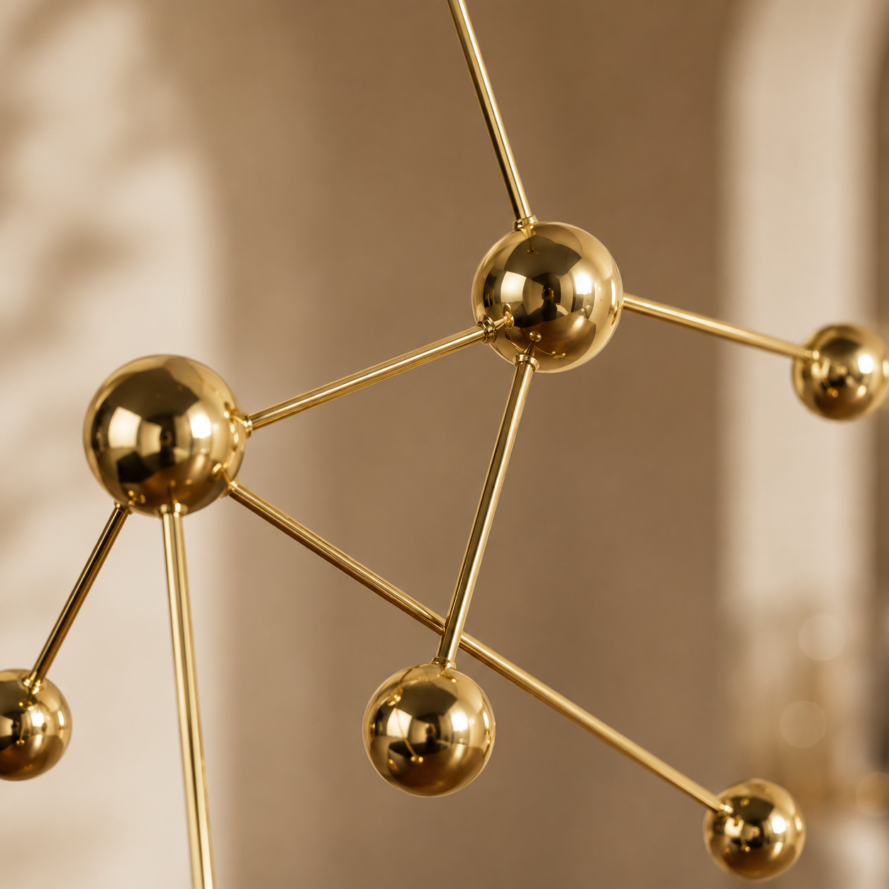Golden Orbit Sculpture