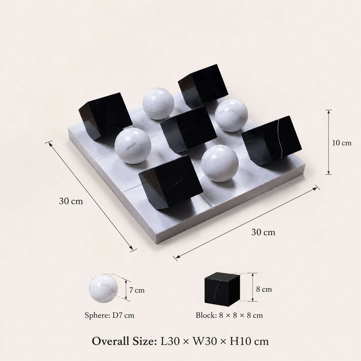 Marble Balance Decor Set