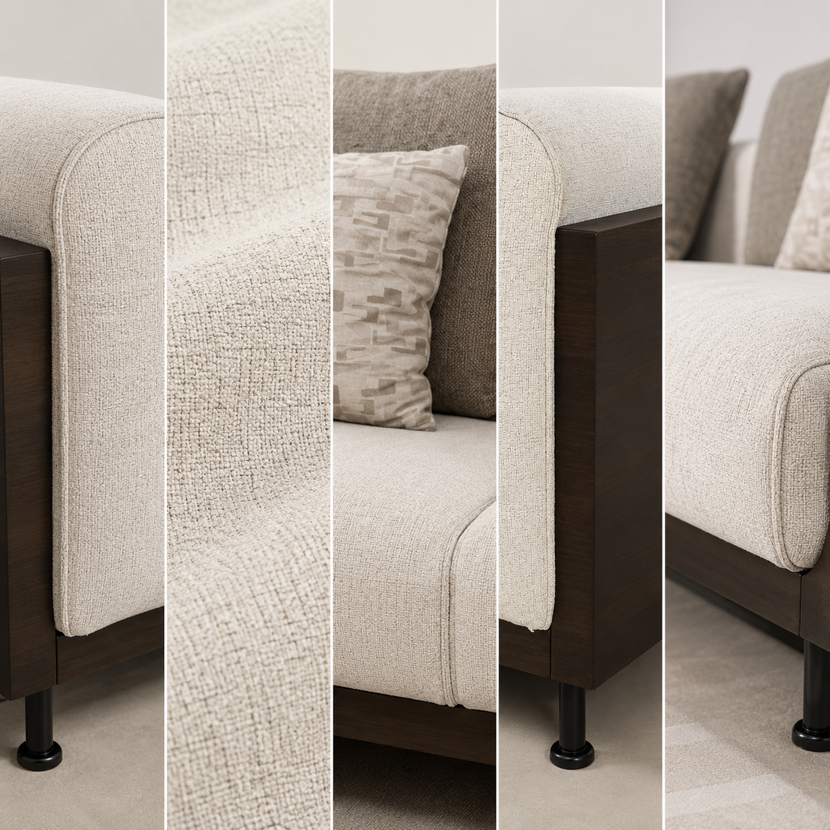 Verona Wood Frame Sofa