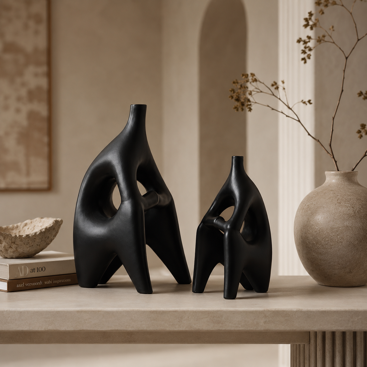 Noir Arch Sculpture Set