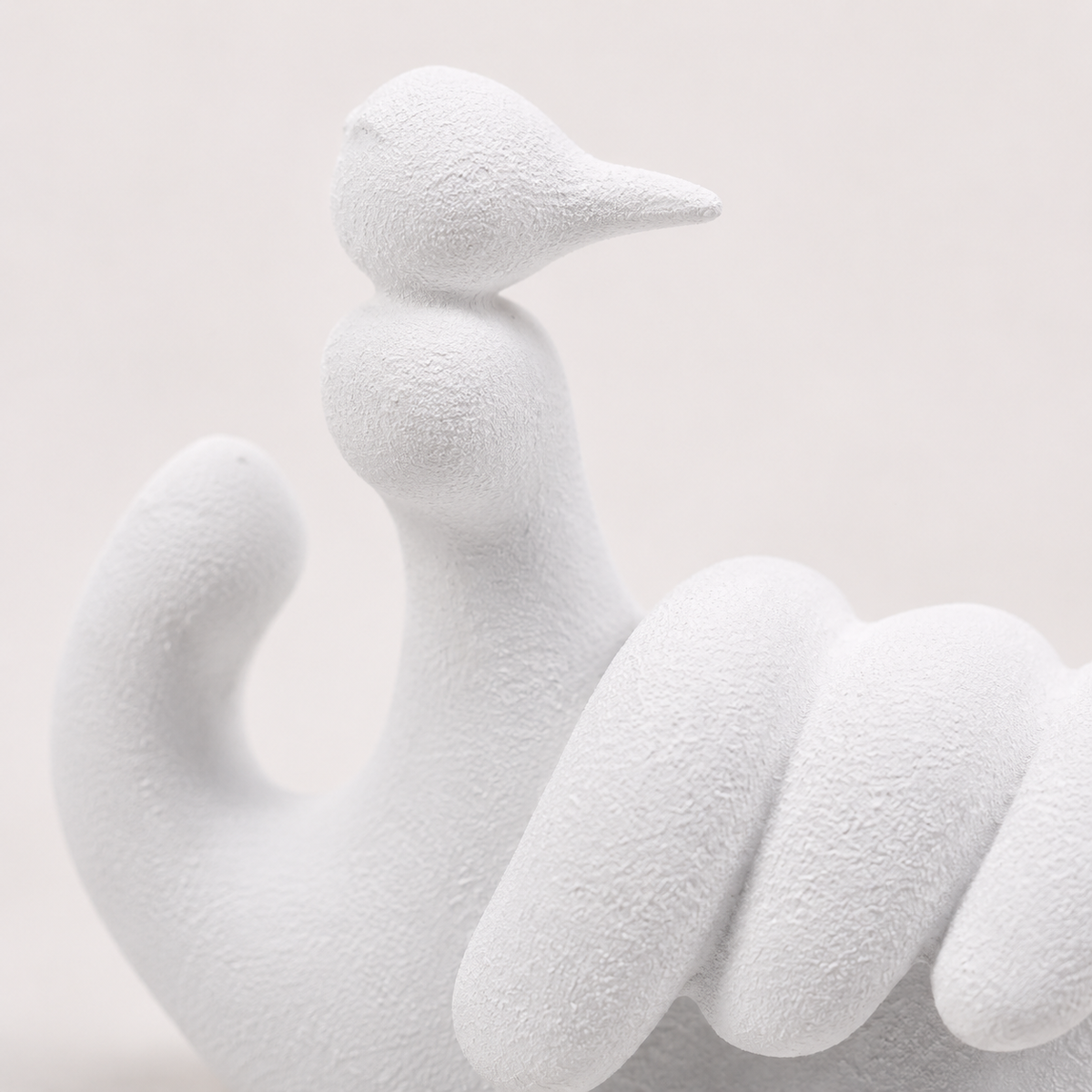Ivory Bird Sculpture Set
