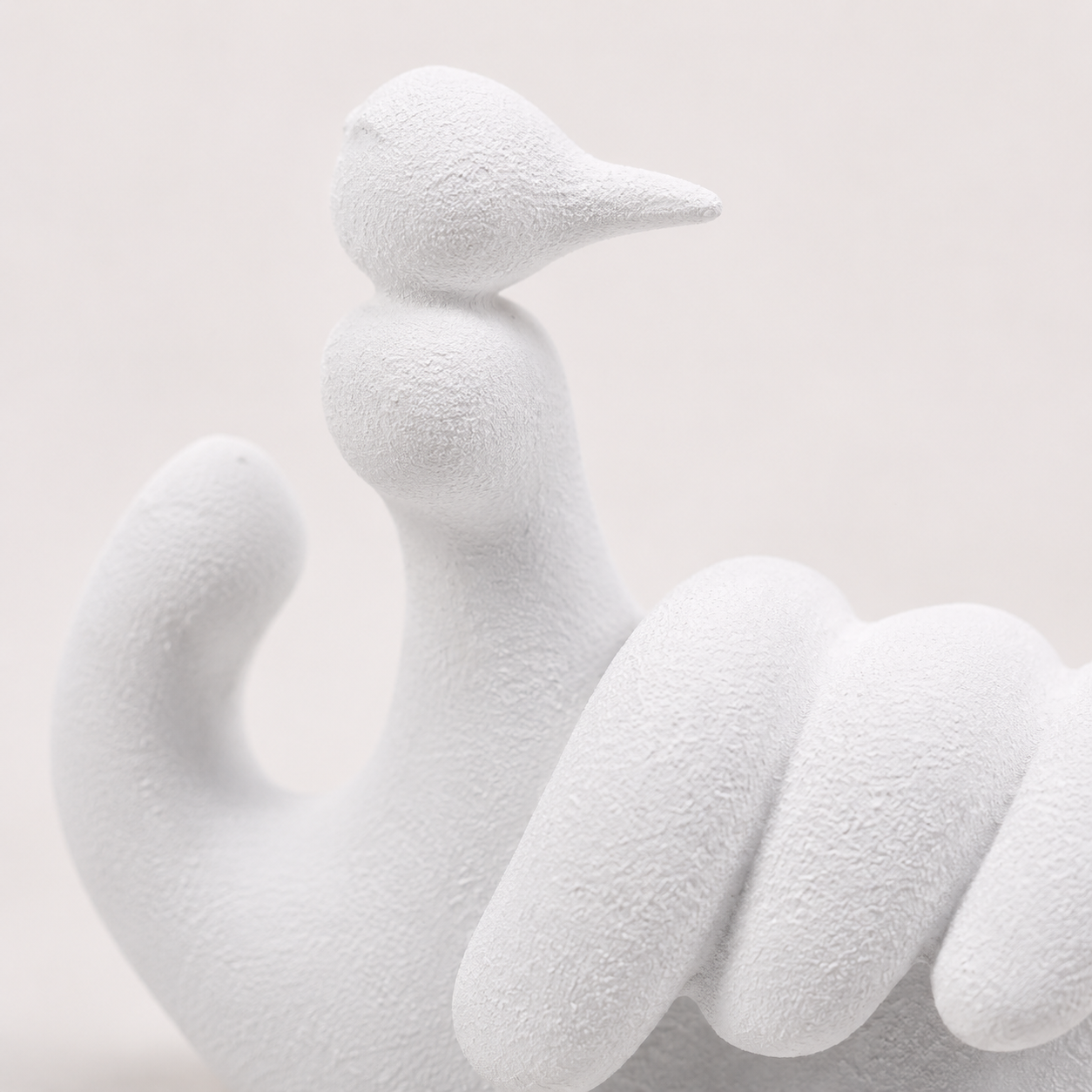 Ivory Bird Sculpture Set