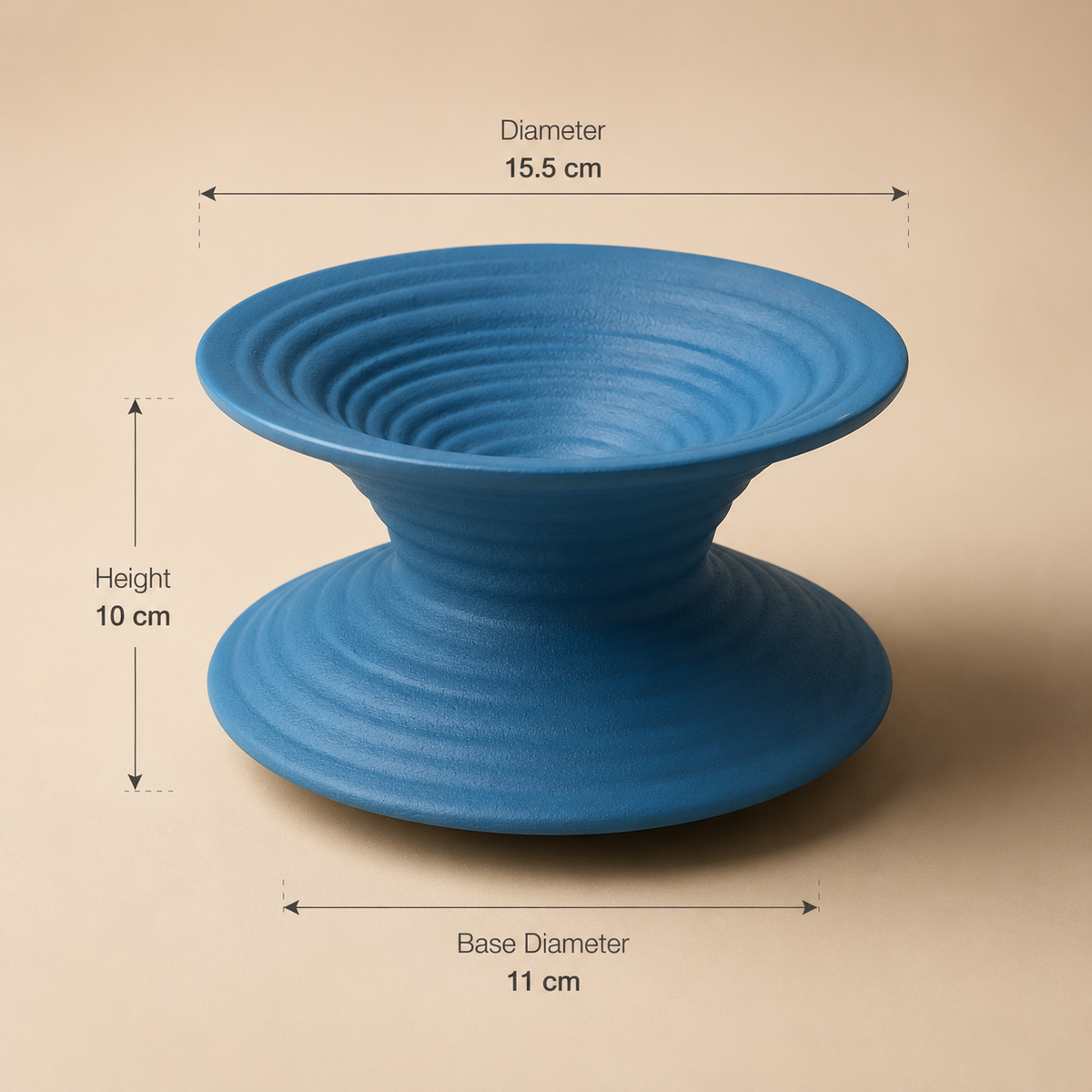Azure Ripple Bowl